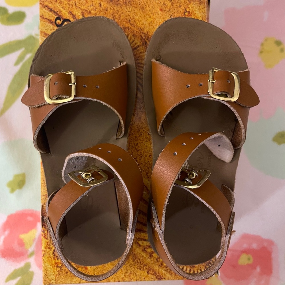 Toddler girls brown Sun-San sandals size 9